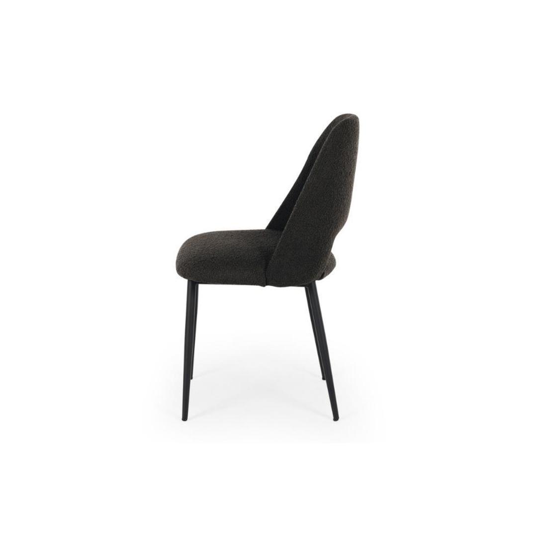 Cinderella Dining Chair Boucle Anthracite image 2